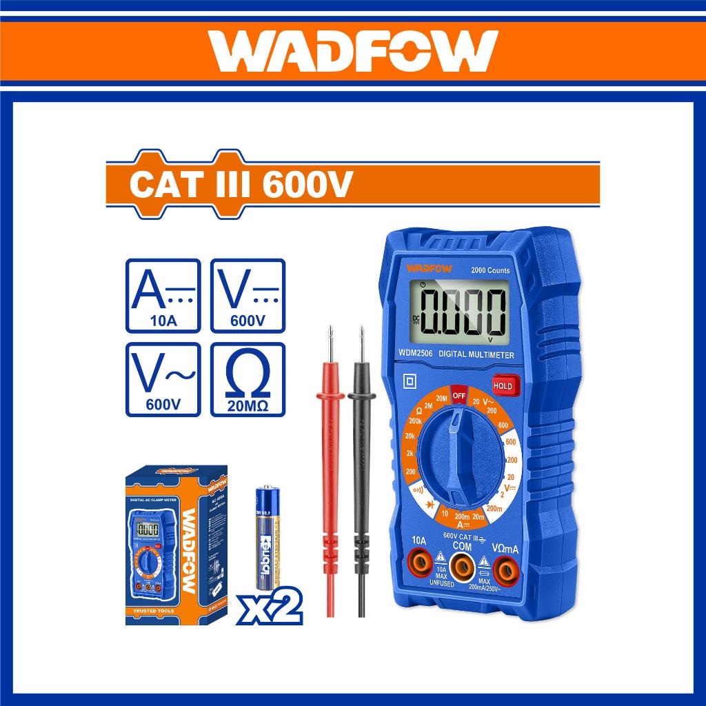 [WDM2506] WADFOW Multimeter Digital AC/DC (600V) Voltage Tester / Multitester Digital/Avometer Digit