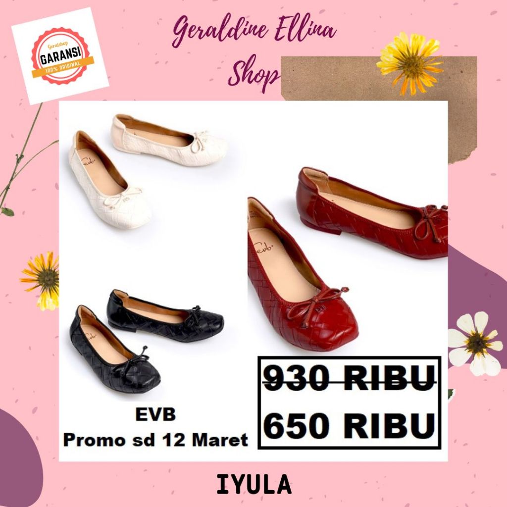 EVB FLAT SHOES WANITA IYULA ORIGINAL