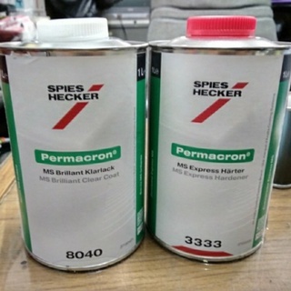 Vernish Pernis Spies Hecker 8040 Clear Coat 1 Liter Set