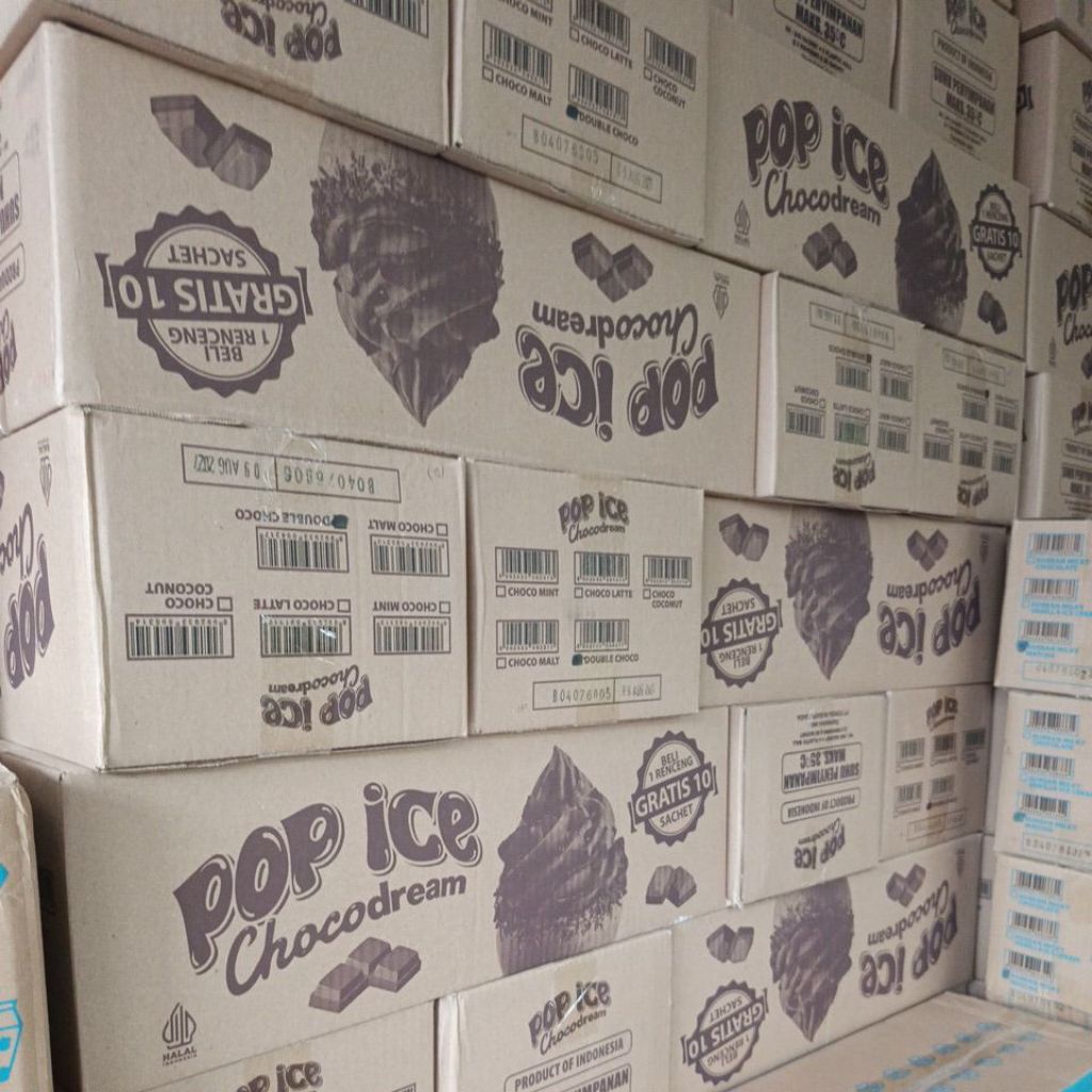 POP ICE COCODREAM Doublecoco 1 dus isi 12 renteng x 20 pcs