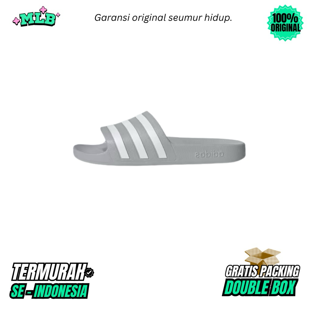 Sandal Adilete Slide Cloud White