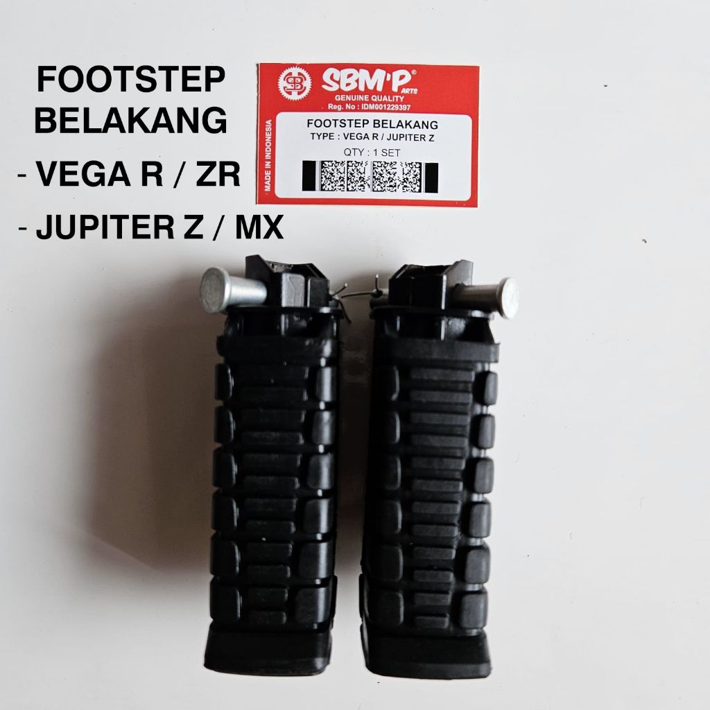 FOOTSTEP BELAKANG KARET STEP PIJAKAN BELAKANG JUPITER Z VEGA R VEGA ZR