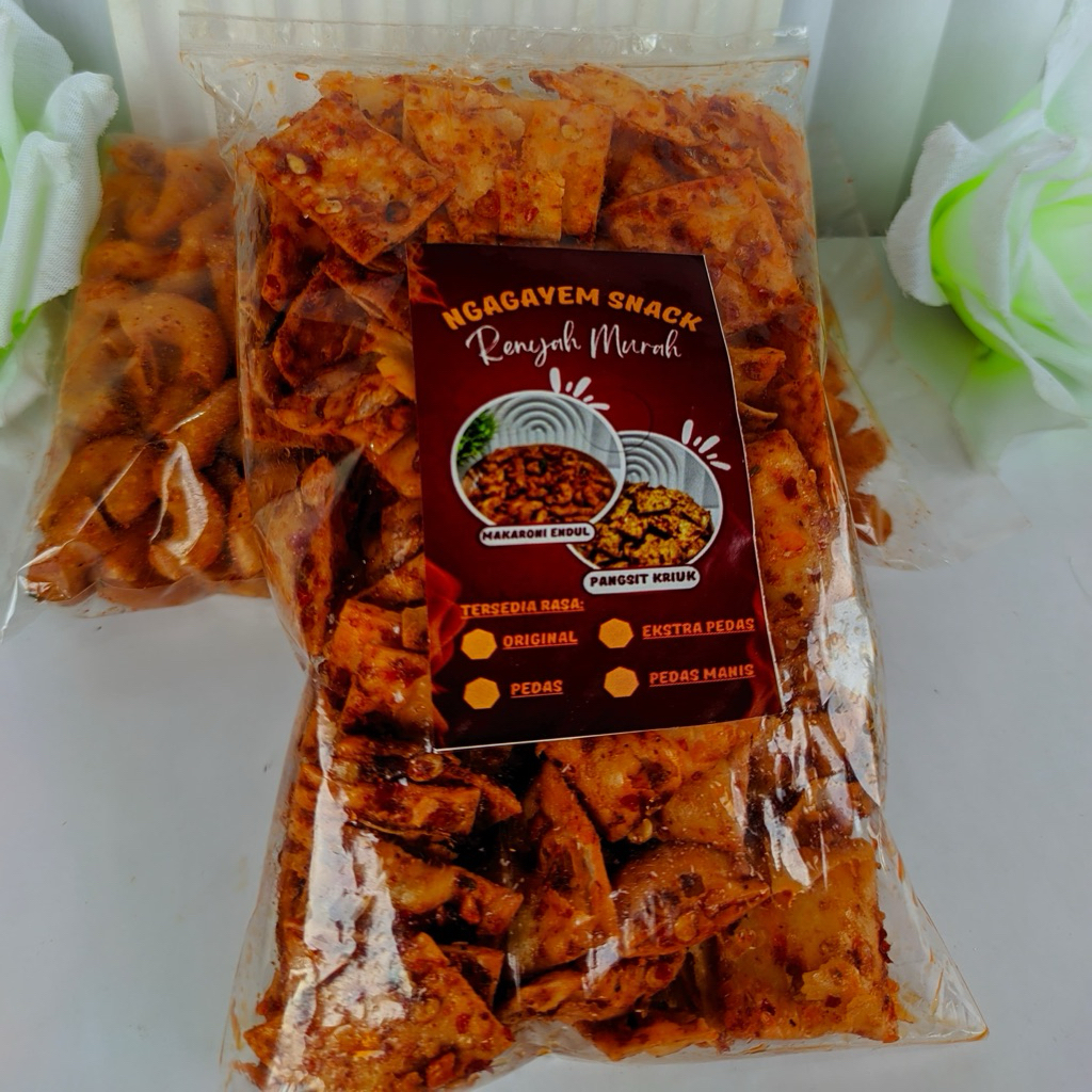 pangsit pedas gurih daun jeruk 1kg
