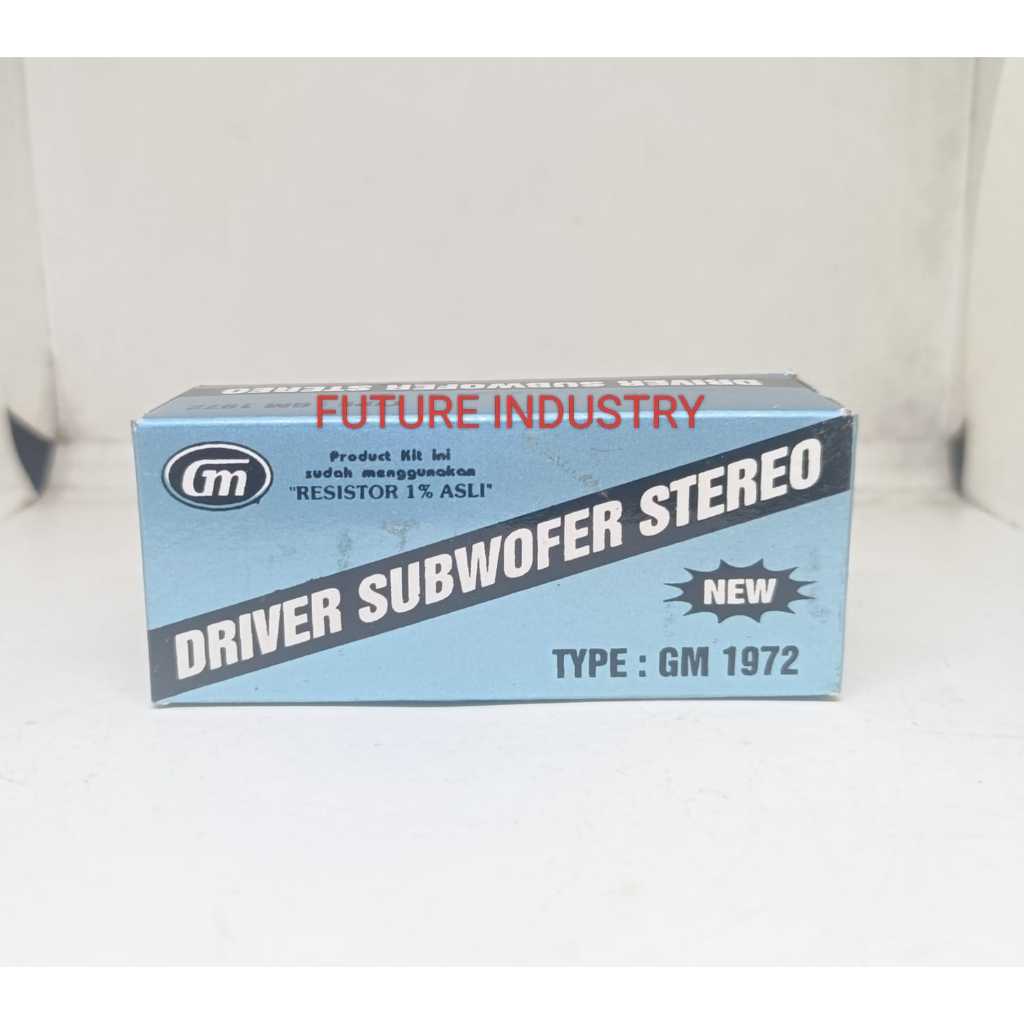 Kit GM 1972 Driver Subwoofer Stereo