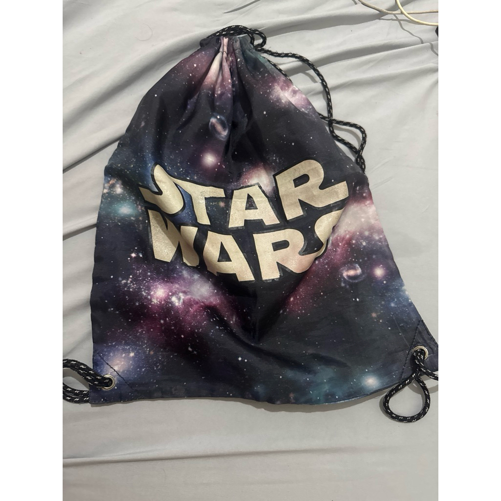 preloved star wars drawstring bag