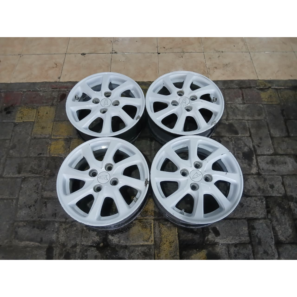 VELG MOBIL SECOND ORI STD SIGRA RING 14 LEBAR 5 ET45 BAUT LUBANG PCD 4x100 PELEK BEKAS AGYA AYLA SIR