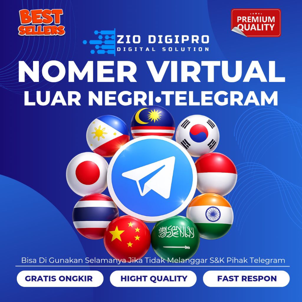 Nomer Virtual Luar Negri Untuk Verifikasi Telegram