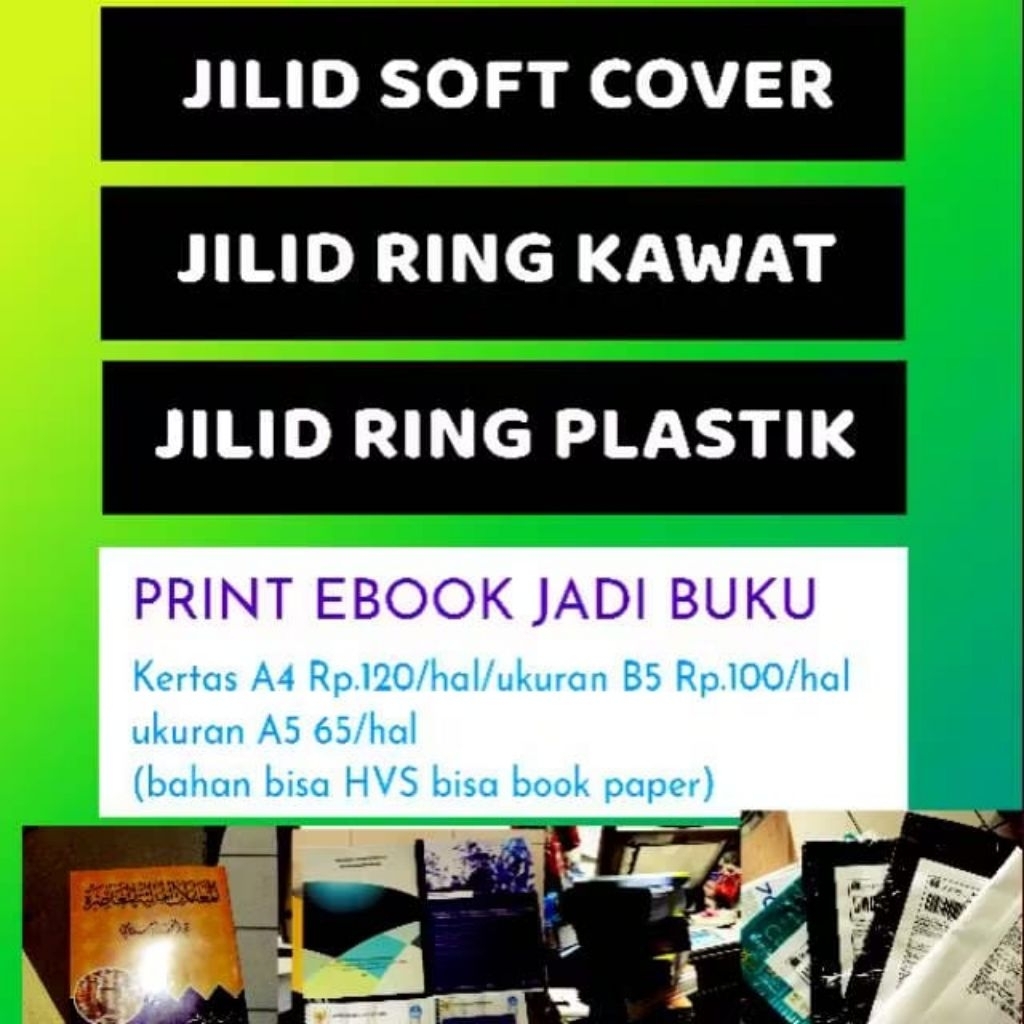 JILID SOFT COVER - JILID RING KAWAT - JILID RING PLASTIK - JILID MIKA