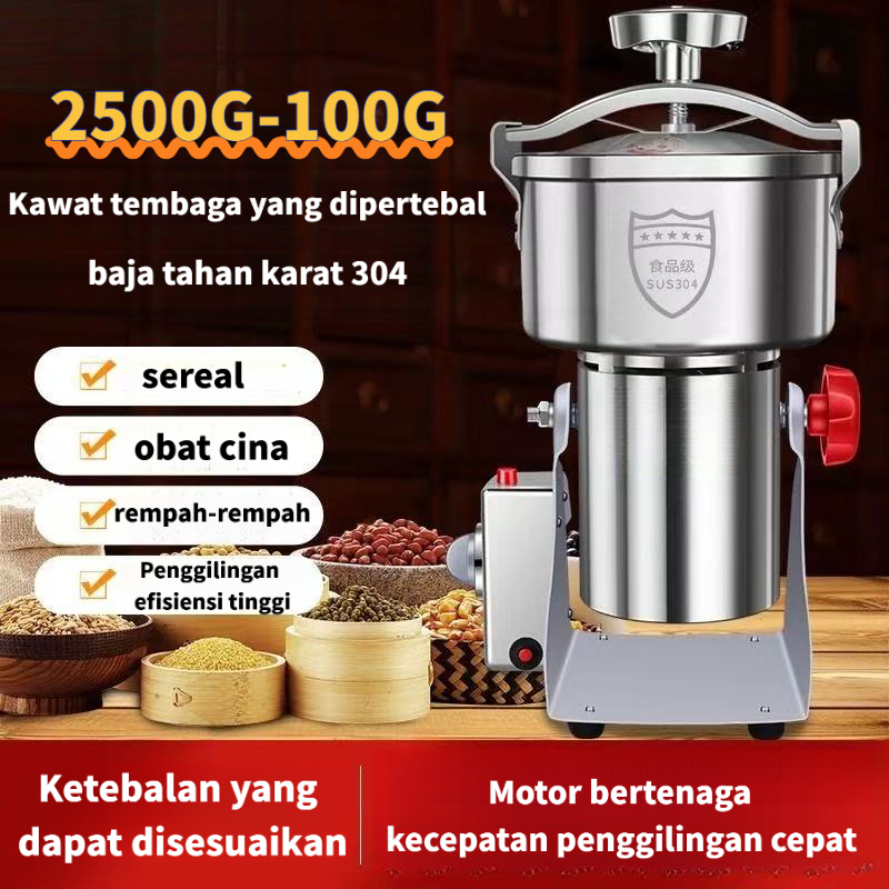 mesin penggiling bumbu kering mesin giling tepung listrik grinder biji bijian penggiling rempah mesi