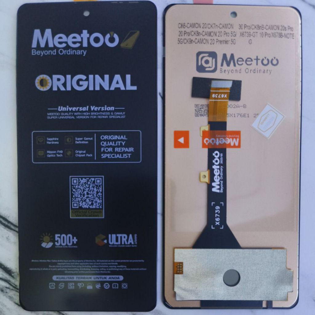 LCD INFINIX GT 10 PRO / NOTE 30 PRO / NOTE 30 VIP ORIGINAL MEETOO