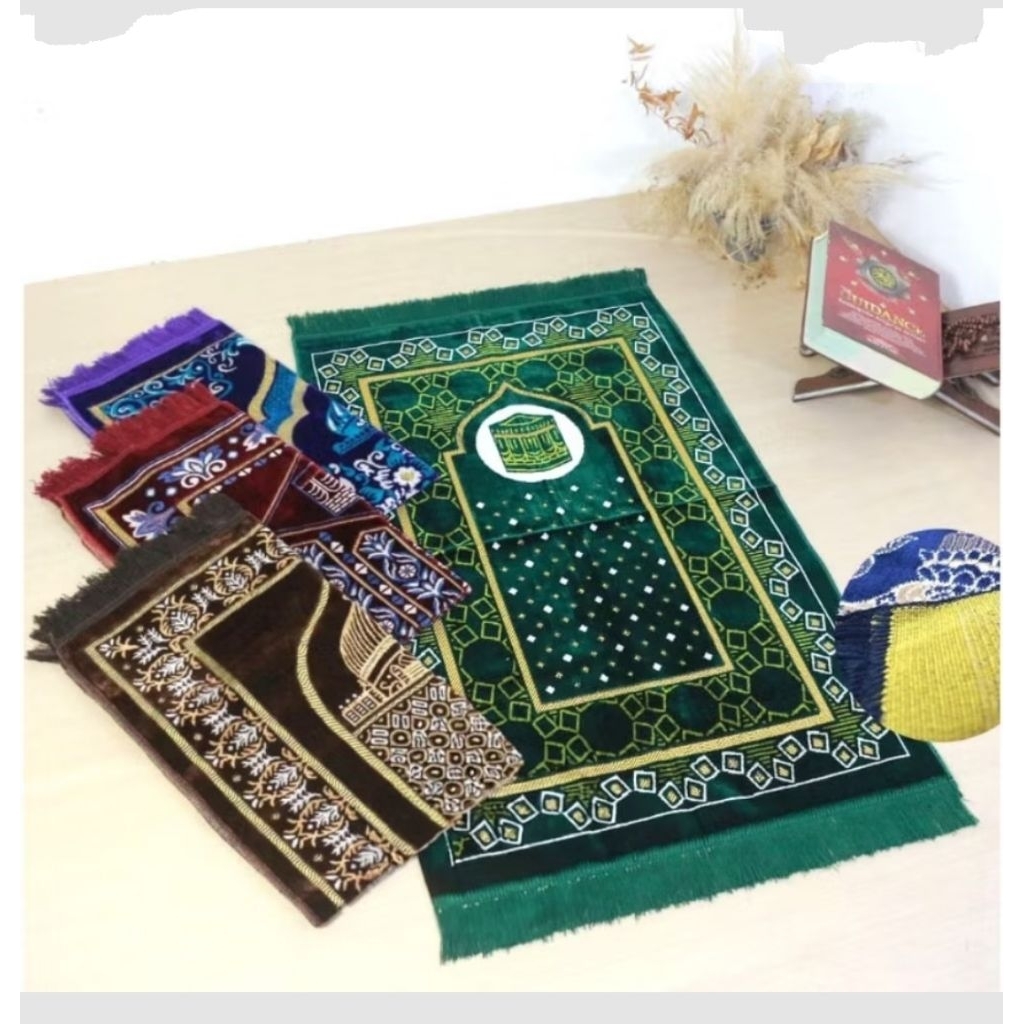 Sajadah Bludru Tebal Jumbo