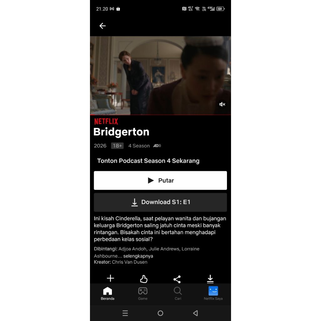 Akun Netflix Premium 4K Ultra HD Tanpa Batas
