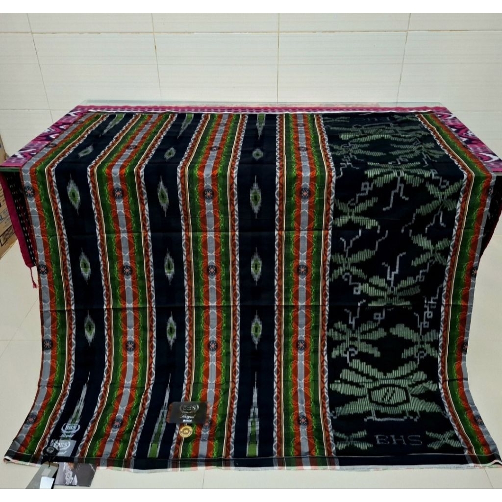 Sarung BHS Royal JSI Silver Lawas Sutra Spunsilk Songket Jaquard ATBM Limited (Bisa COD)