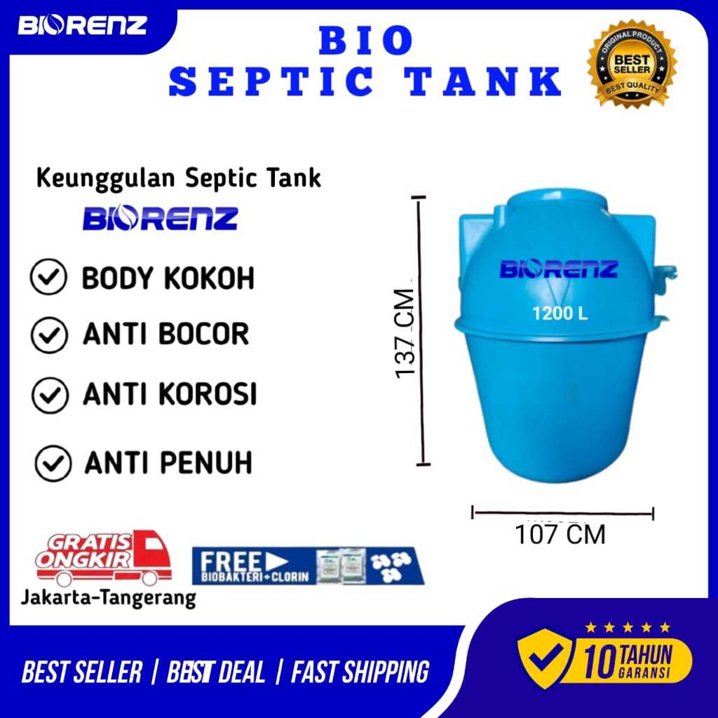 SepticTank,BioTech,BioFill,BioTank,BioRenz 1200L