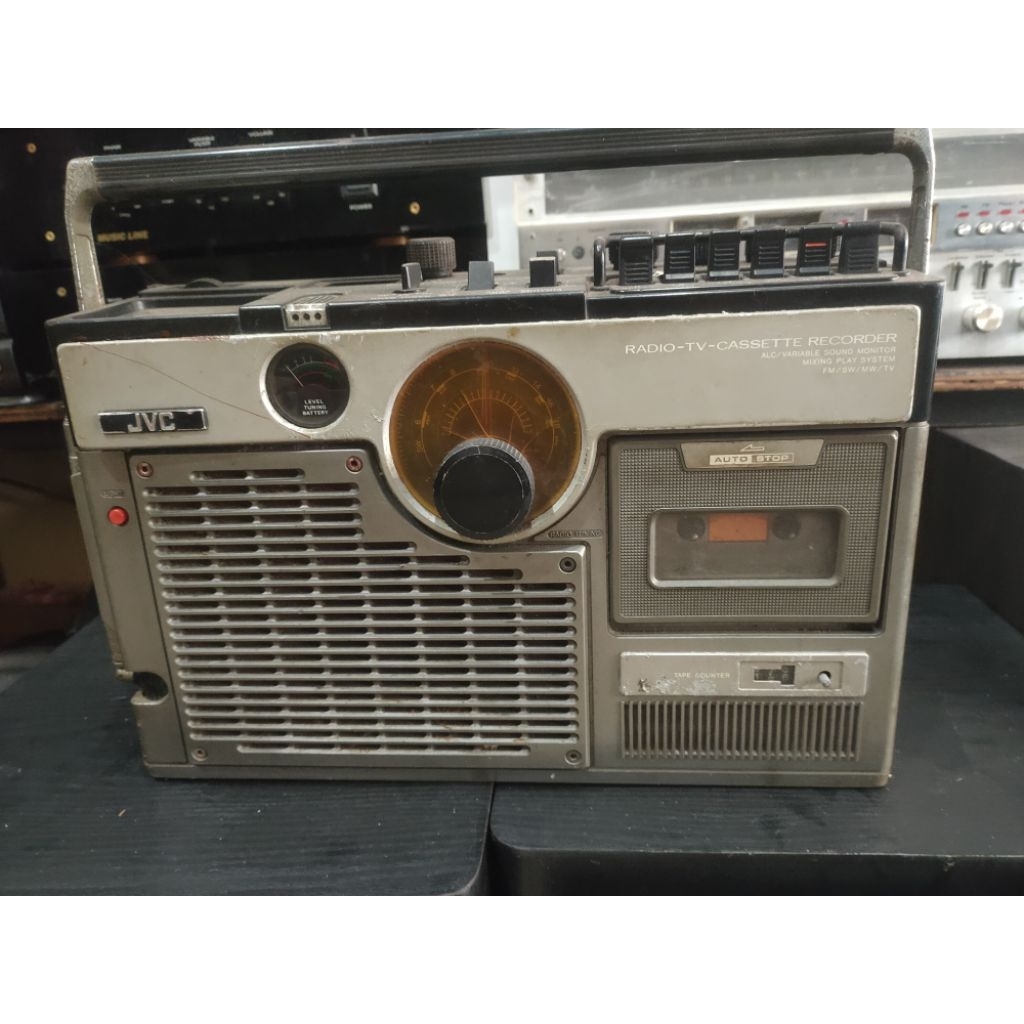 radio tape bumbox jvc
