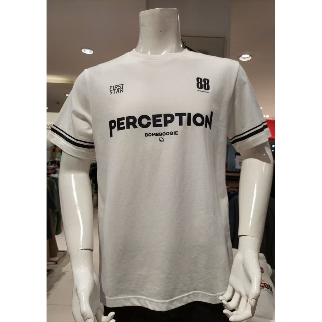 KAOS PRIA LENGAN PENDEK REGULER FIT BOMBBOOGIE KUALITAS PREMIUM