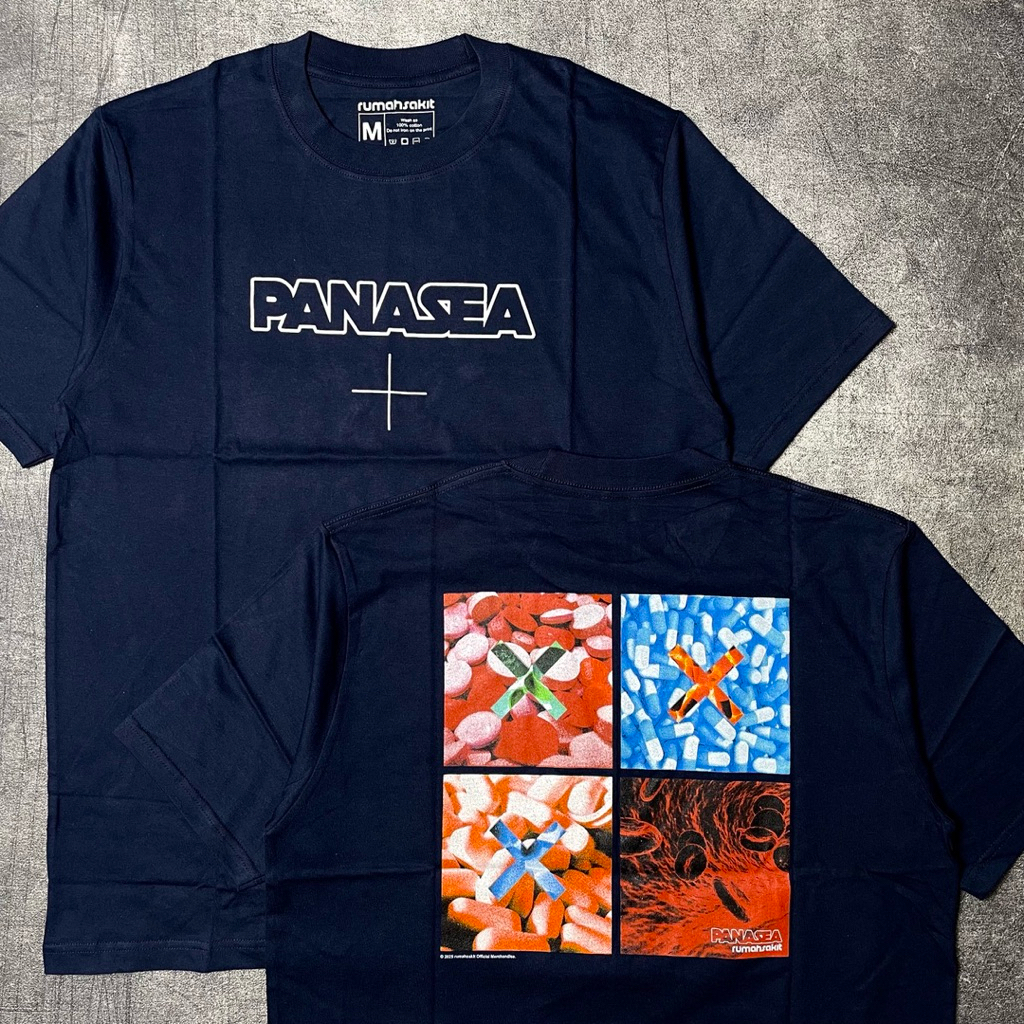 Tshirt RUMAH SAKIT - PANASEA NAVY Official Merchandise