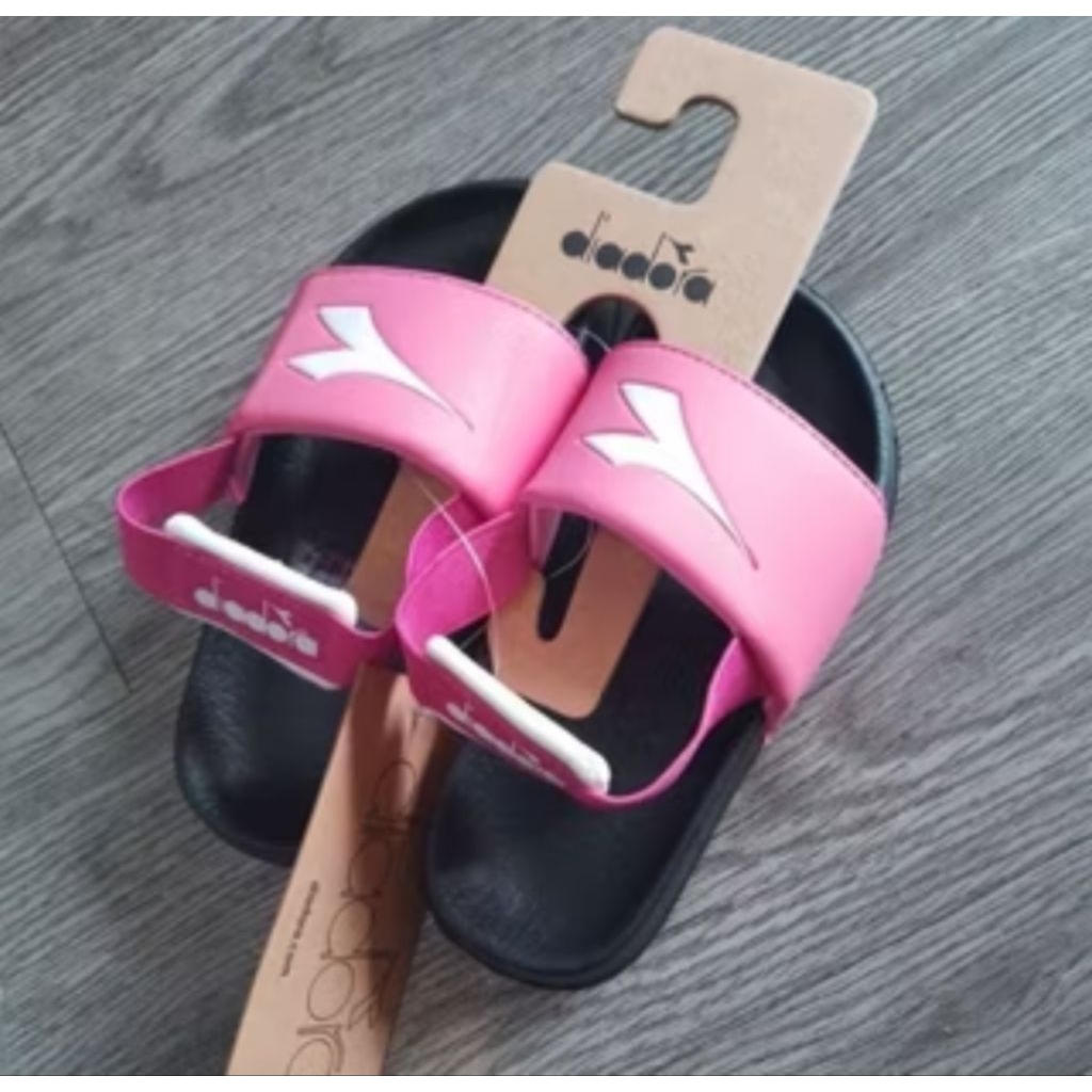 Diadora Kamus Jr Blue/Pink/Black Girl's Sandals Shoes