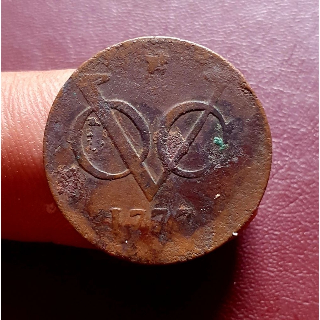 koin 1 duit 1777 voc west friesland ( jarang )