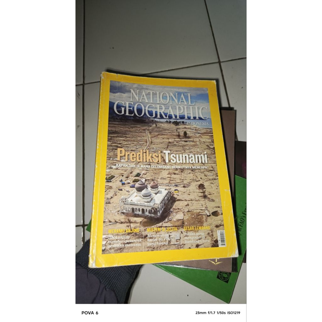MAJALAH NATGEO PREDIKSI TSUNAMI