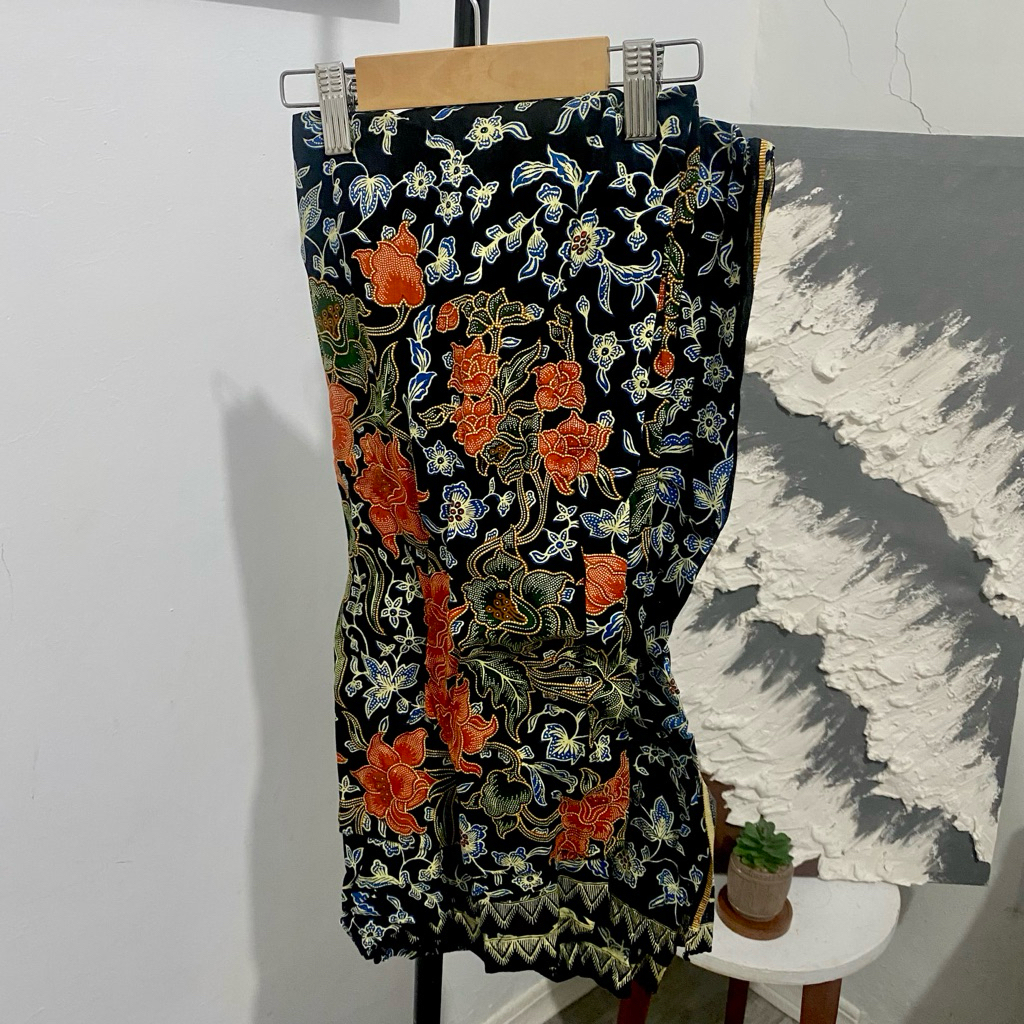 prelove samping jarik bunga kain batik