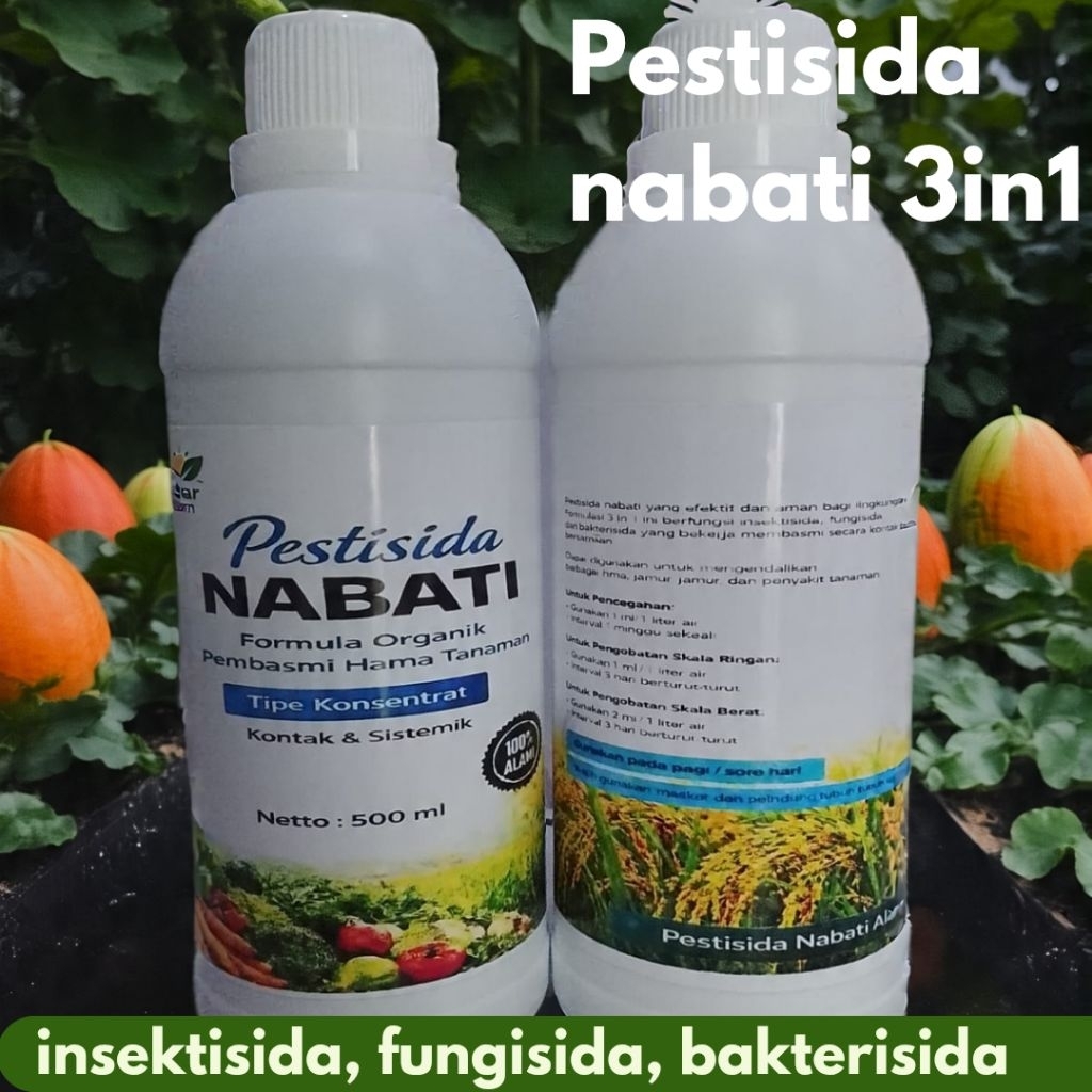 pestisida nabati 3in1 insektisida, fungisida, bakterisida  500 ml