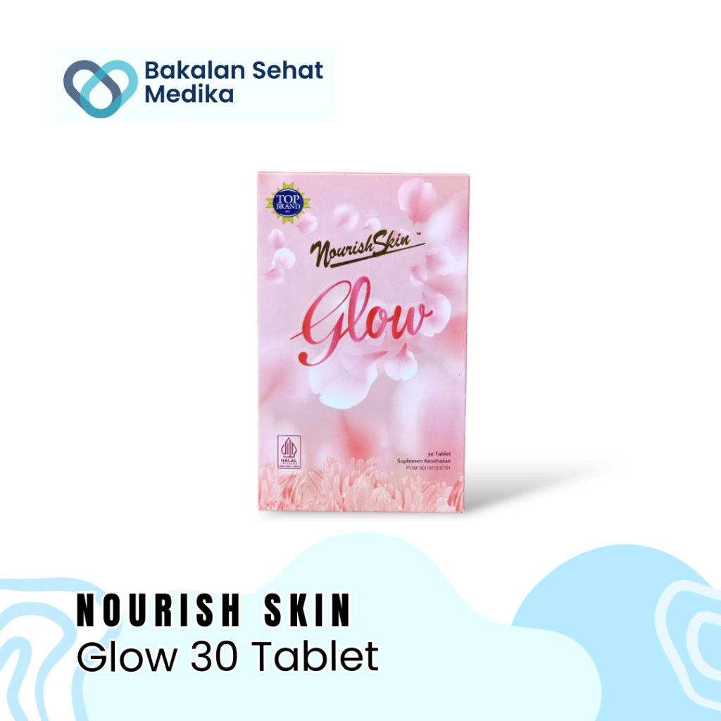 BSM (ECER) NOURISH SKIN GLOW  1 Tablet Membantu Membuat Kulit Sehat dan lembab