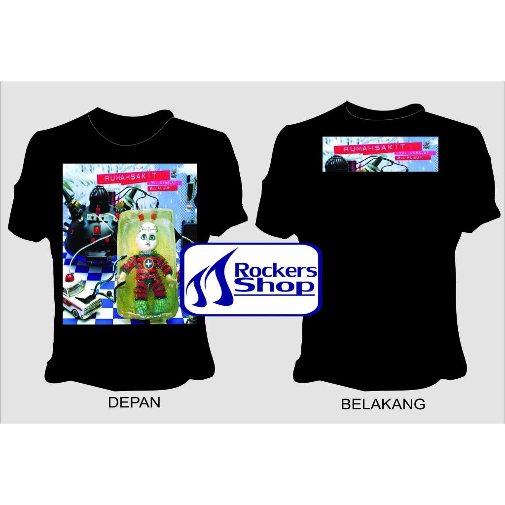 KAOS RUMAH SAKIT BAND ALBUM NOL DERAJAT BAND ROCK LAWAS LEGENDA