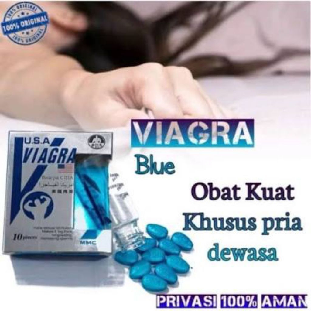 OBAT KUAT PRIA TAHAN LAMA V BLUE ORIGINAL NEW MMC
