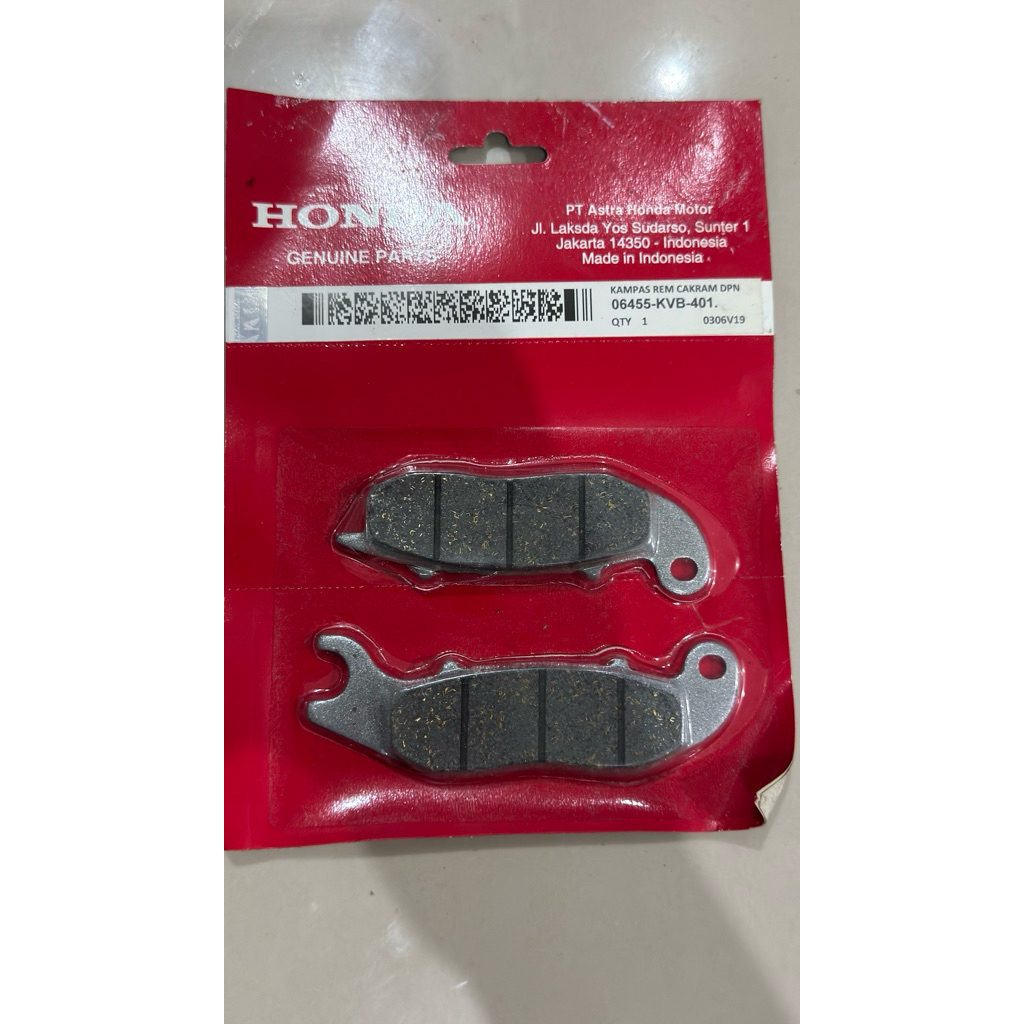 Kampas Rem Depan Honda PCX 150 160 ABS Vario 110 Lama CRF150 Ori
