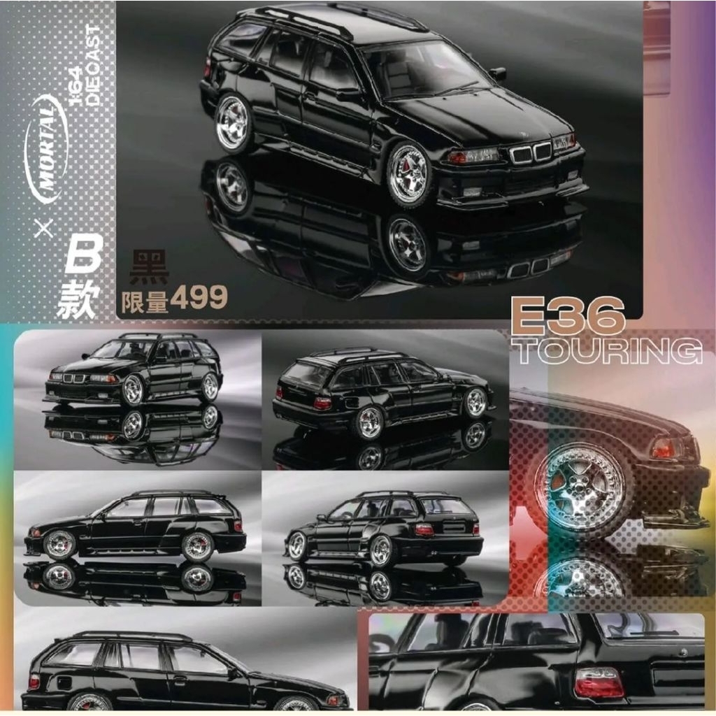 Mortal BMW E36 Touring Black Lowside Rider