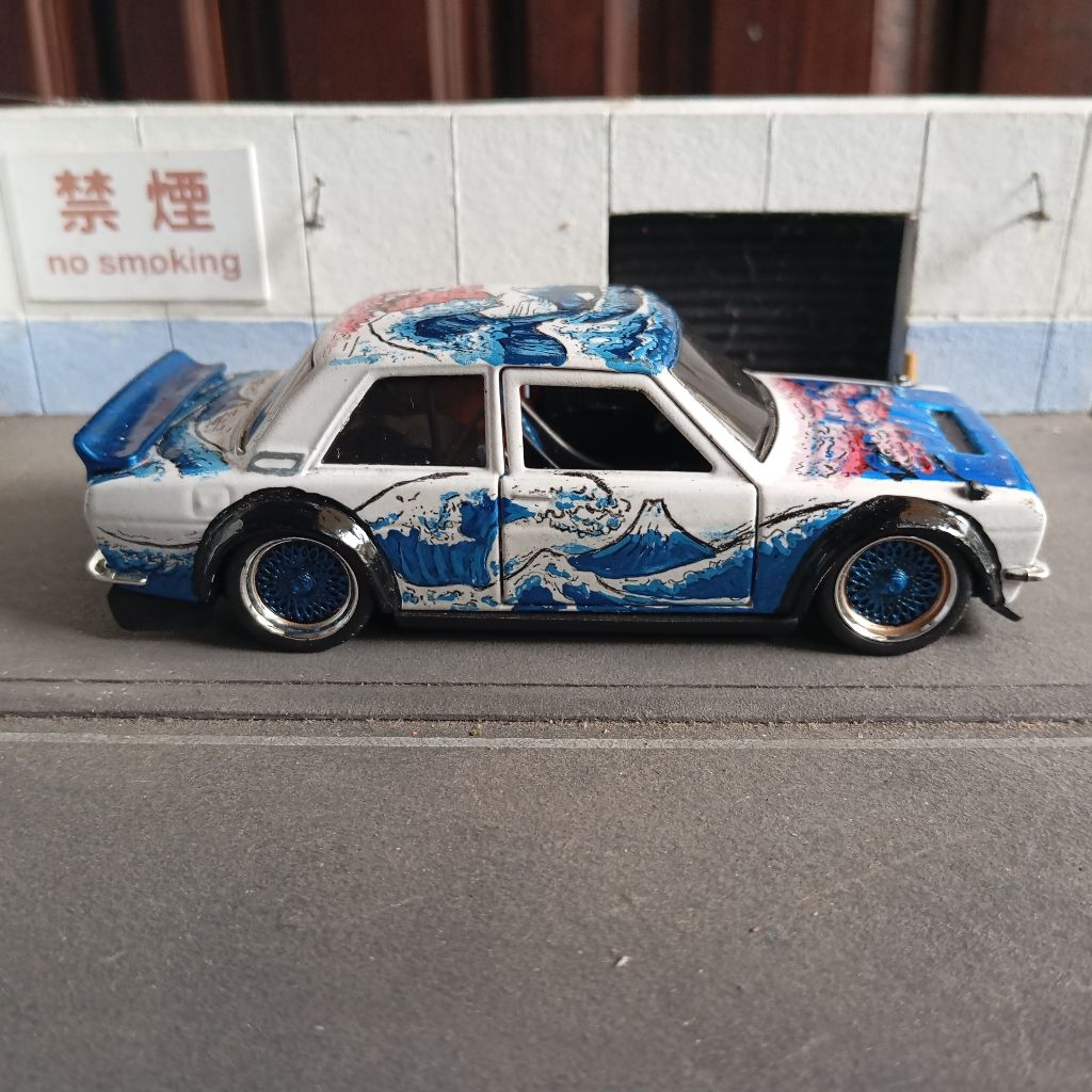 Jada toys loose 1973 datsun bluebird 510 custom skala 32