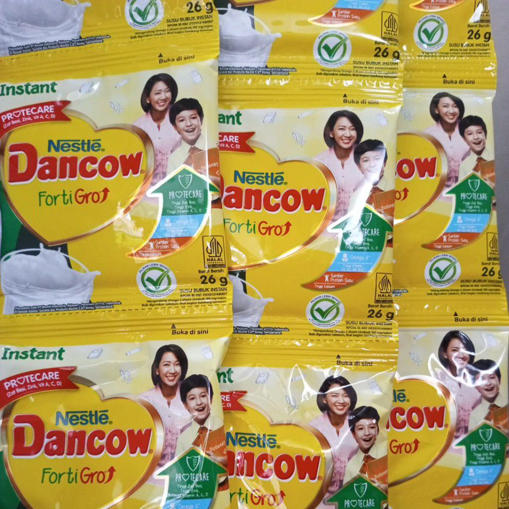 Dancow Full Cream PUTIH Kemasan sachet 26gr | Dancow