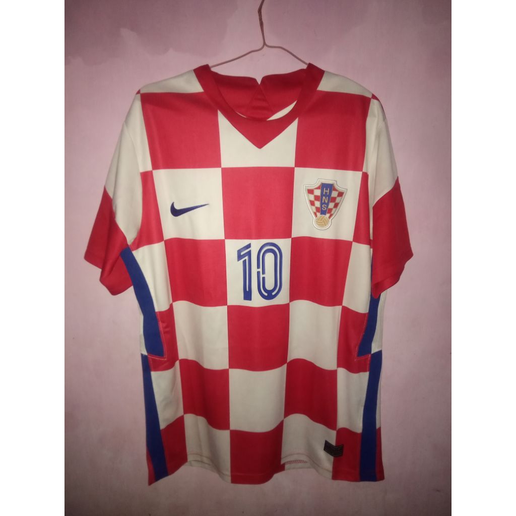 Jersey Second GO Timnas Kroasia MODRIC 2020/21 size M/S