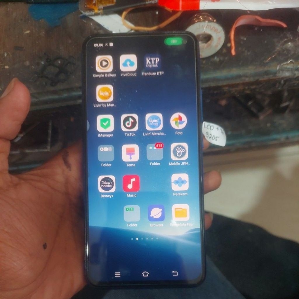 lcd vivo v19 amolet ori minus