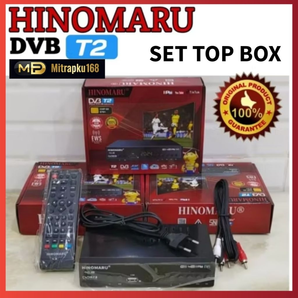 Set Top Box Hinomaru T2 / STB TV Digital Hinomaru