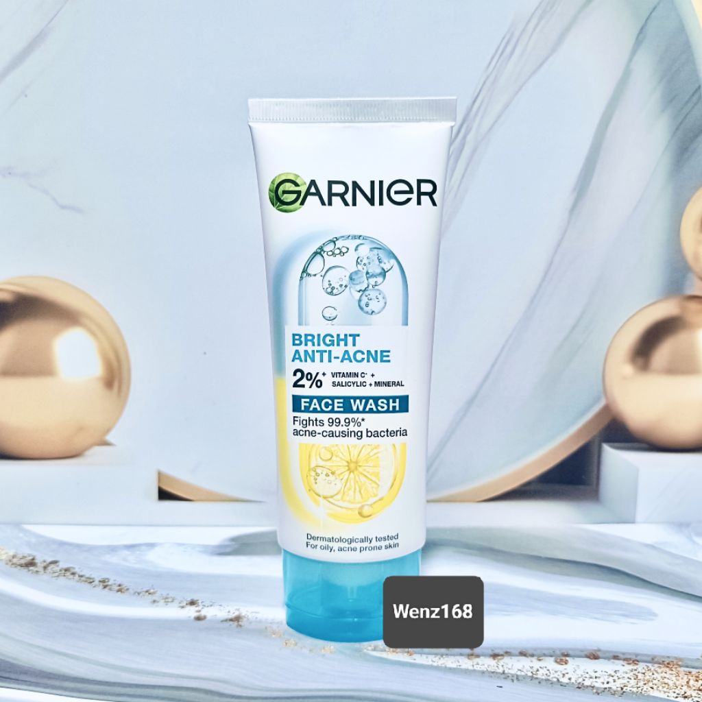 Garnier Bright Anti Acne Facial Wash 100ml