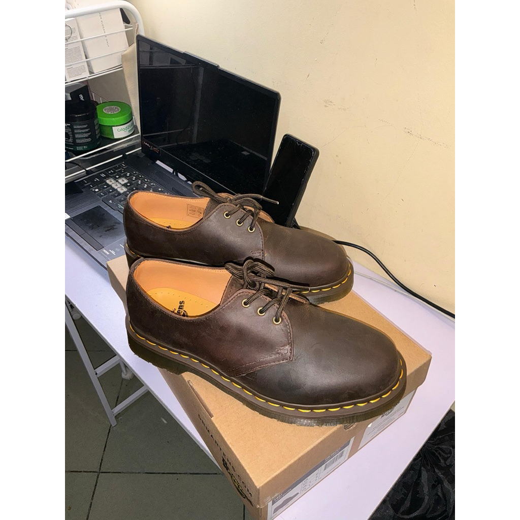 (BNOB) Dr Martens 1461 DARK BROWN SIZE 41 EU