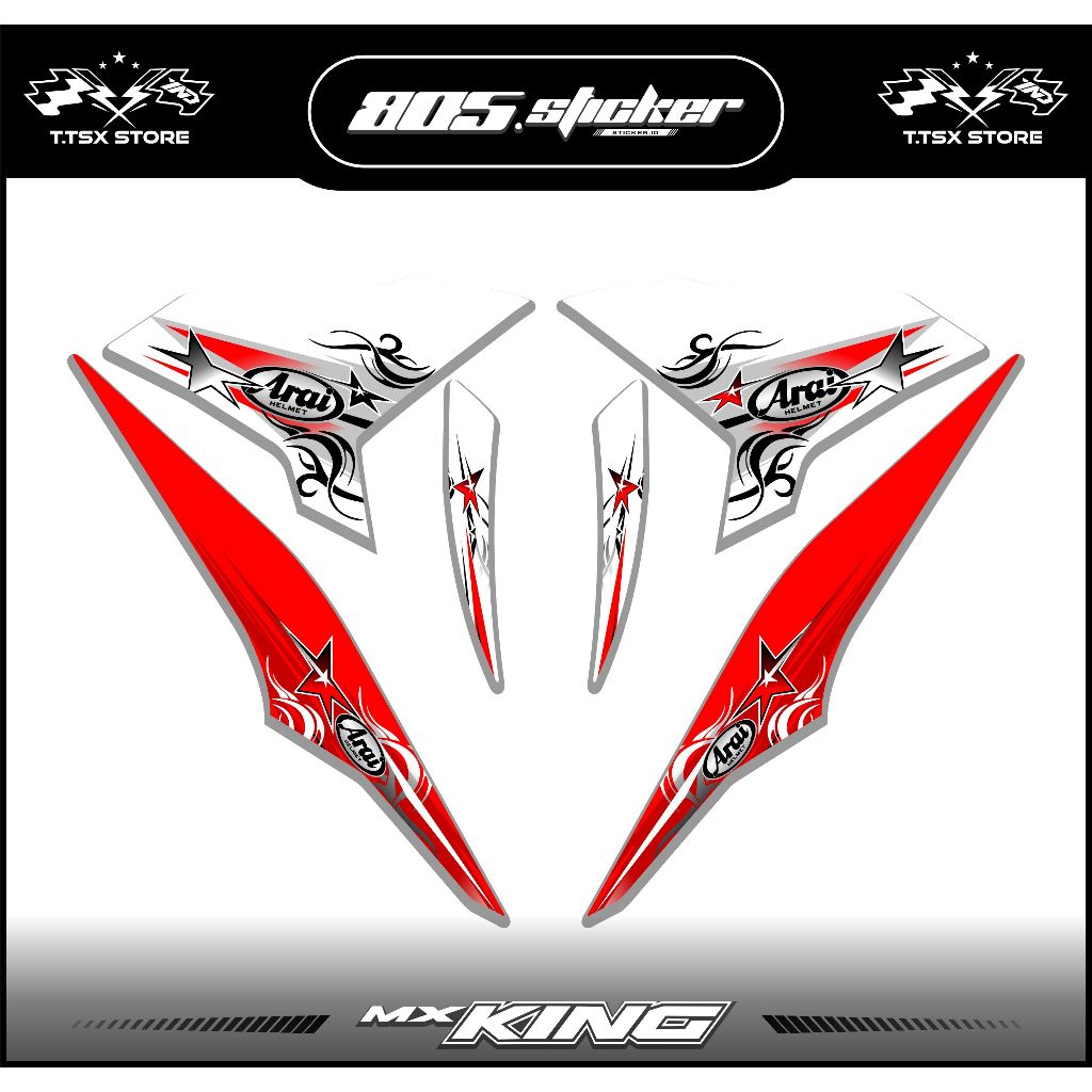 STRIPING STIKER MX KING 150/STIKER VARIASI JUPITER MX/MX KING 150 KEREN