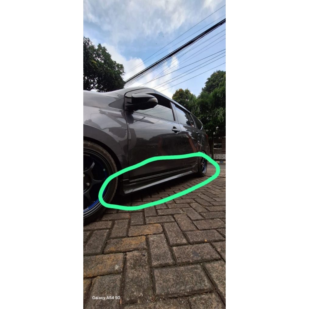 side skirt bodykit samping sigra calya