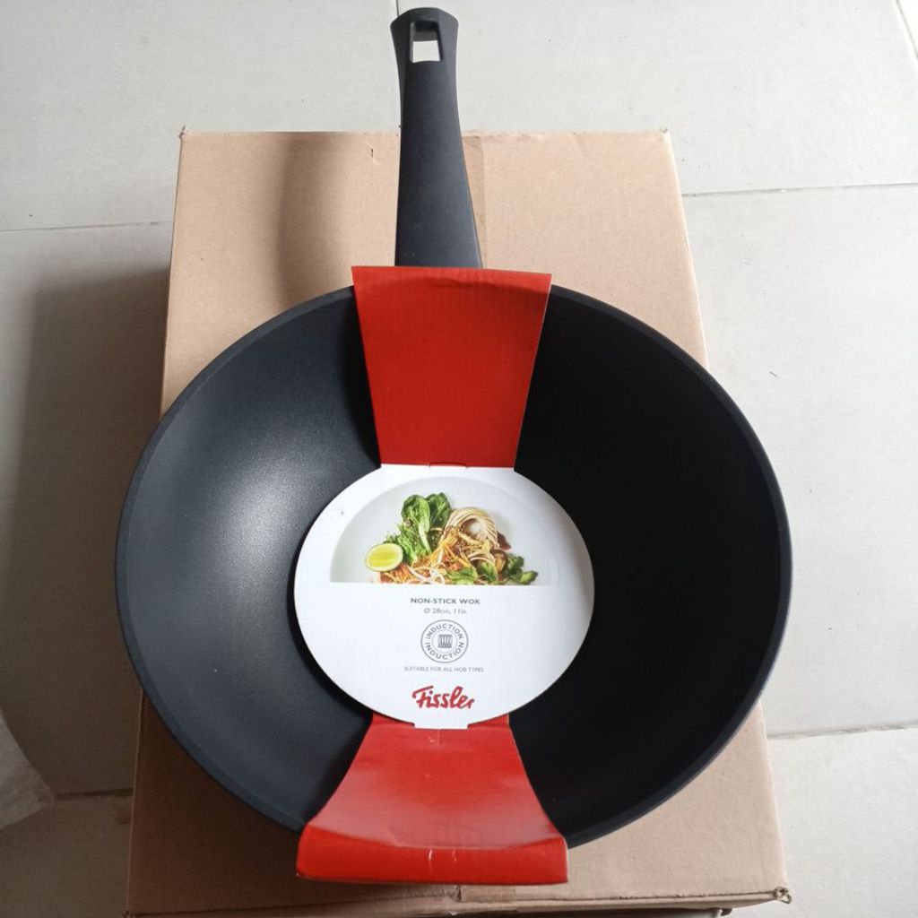FISSLER NON-STICK WOK 28CM