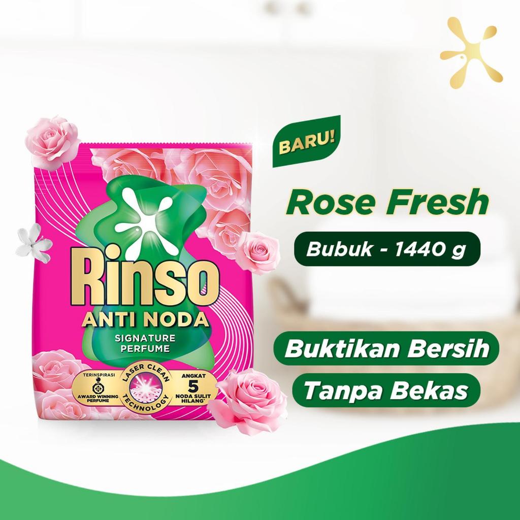 Rinso Anti Noda Molto Rose 1,44 kg / Rinso Pink 1,44kg / Rinso 1440 gram