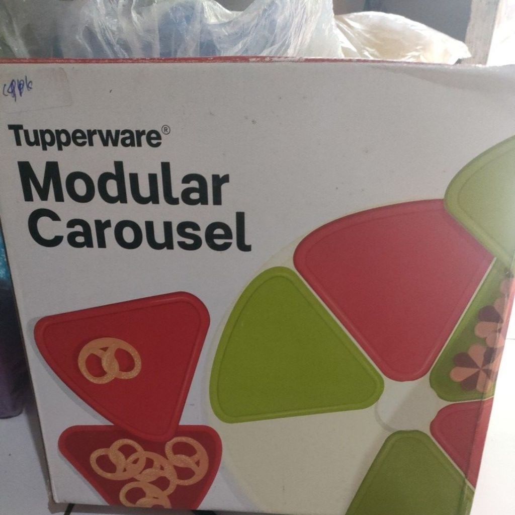 modular carousel Tupperware Warna Hijau Semua