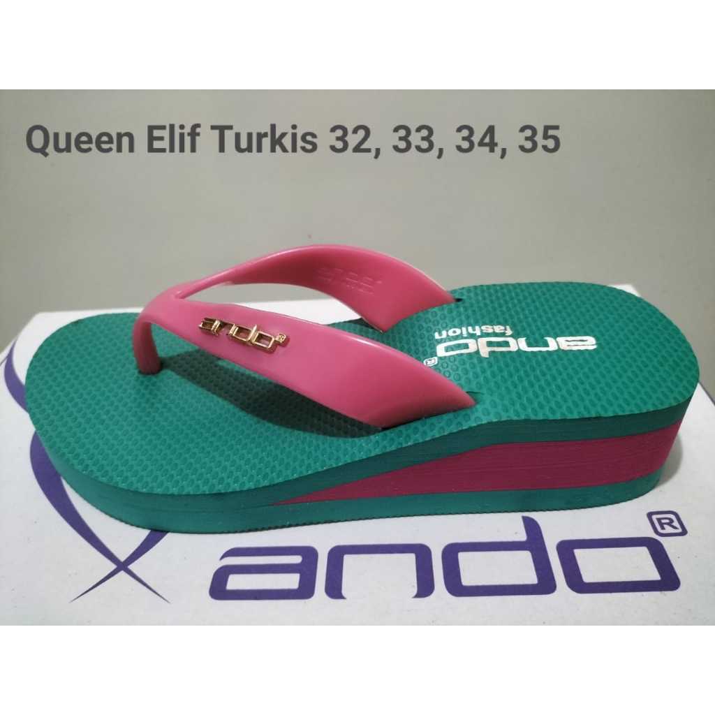 Sandal Ando queen elif, SANDAL ANAK PERUMPUAN sandal hak tinggi SANDAL HAK TINGGI WANITA WADGES JEPI