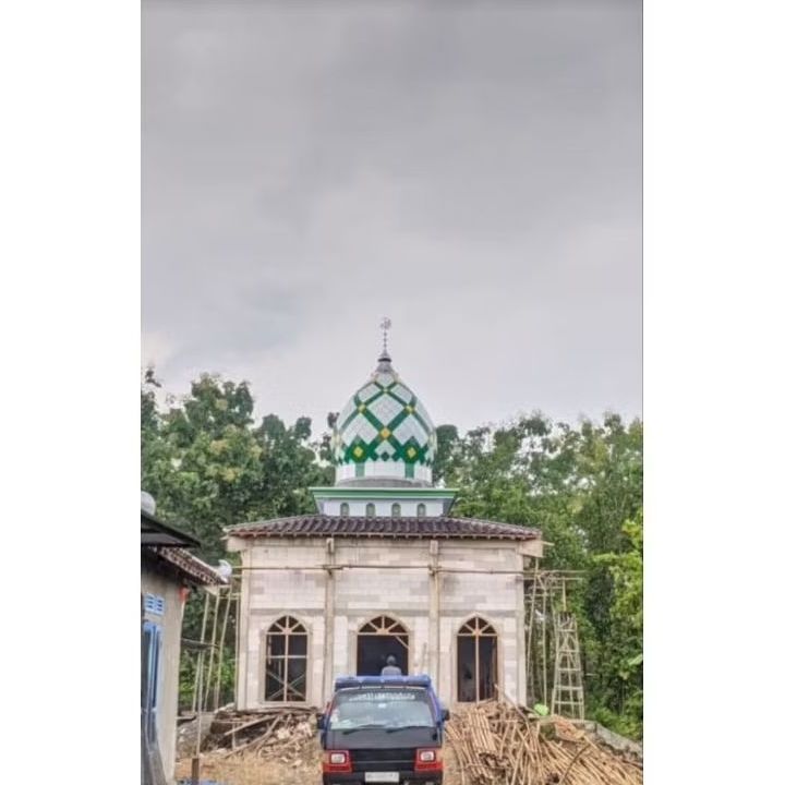 kubah masjid moderen panel galvalum
