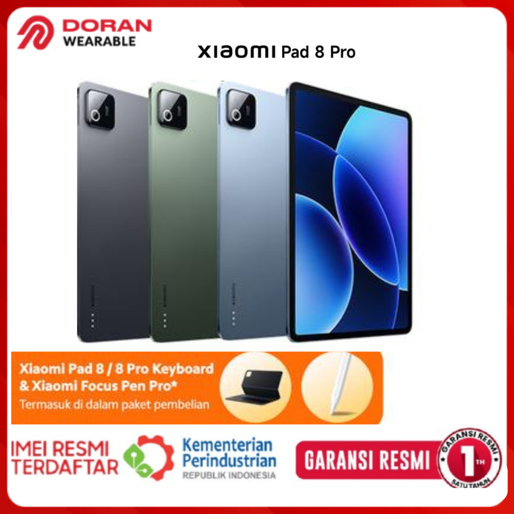 Xiaomi Pad 8 Series pad 8 pro 8/256 12/512 Xiaomi pad 8/256 - Garansi resmi