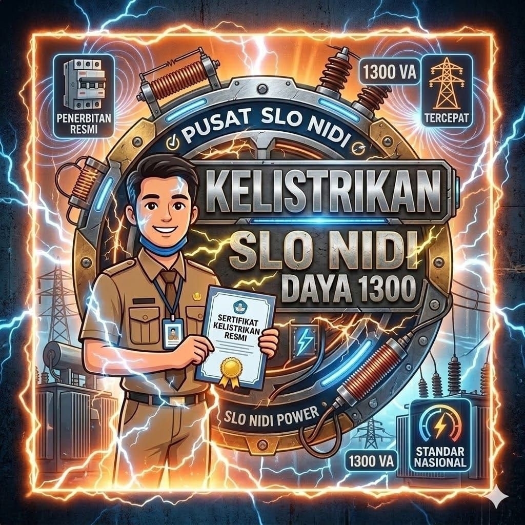 SLO NIDI Daya 1300 Untuk Pasang Baru Listrik PLN