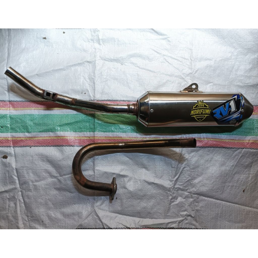 KNALPOT BEKAS ORIGINAL NORIFUMI RV1 GRIDZ