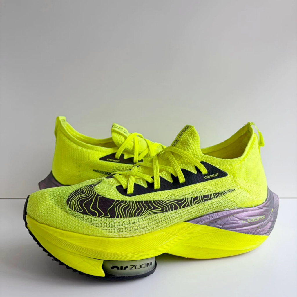AIR ZOOM ALPHAFLY NEXT% EKIDEN GREEN VOLT BLACK ORIGINAL BEKAS DC5238-702