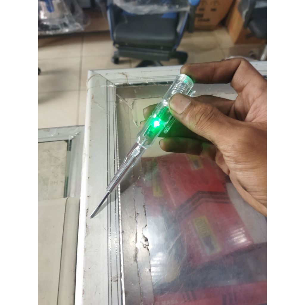 Tespen Digital AC DC Tespen obeng Minus Ada LED Indicator